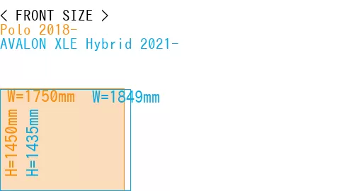 #Polo 2018- + AVALON XLE Hybrid 2021-